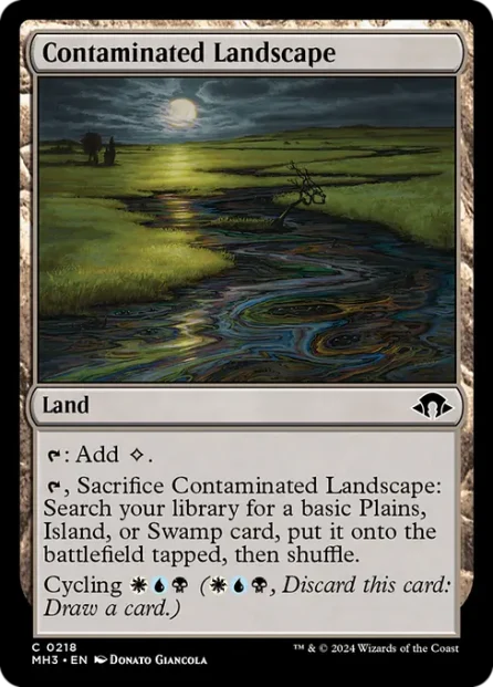 Contaminated Landscape, Modern Horizons 3 — Magic: The Gathering card