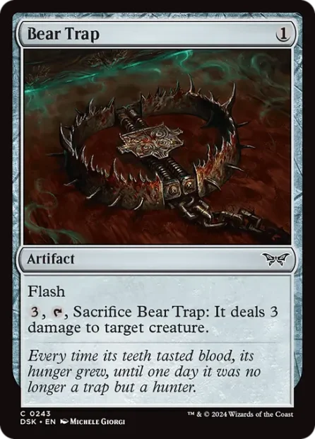 Bear Trap, Duskmourn: House of Horror — Magic: The Gathering card