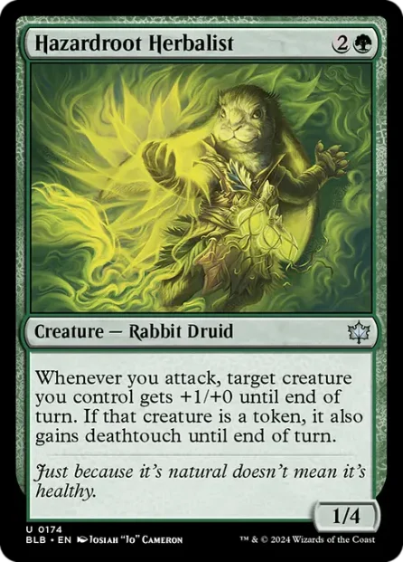 Hazardroot Herbalist, Bloomburrow — Magic: The Gathering card