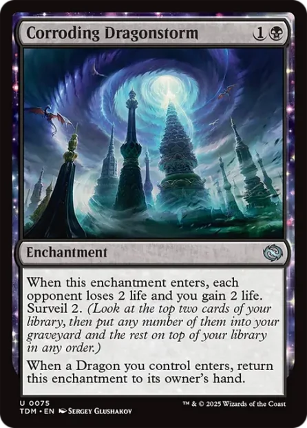 Corroding Dragonstorm, Tarkir: Dragonstorm — Magic: The Gathering card