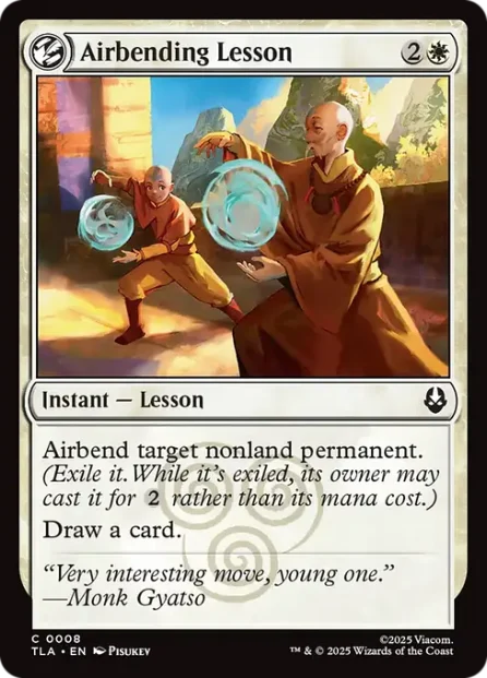 Airbending Lesson, Avatar: The Last Airbender — Magic: The Gathering card