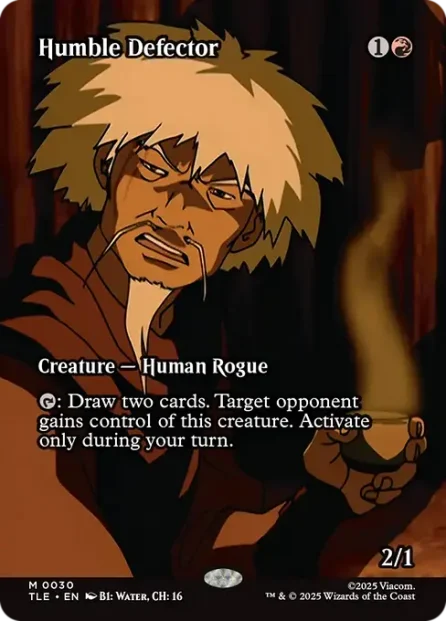 Humble Defector, Avatar: The Last Airbender Eternal — Magic: The Gathering card