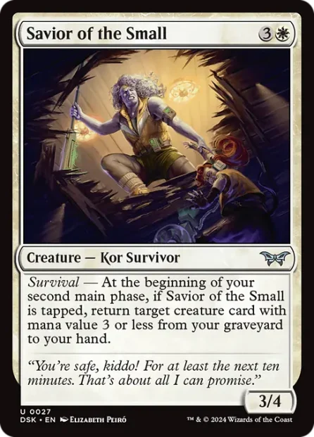 Savior of the Small, Duskmourn: House of Horror — Magic: The Gathering card