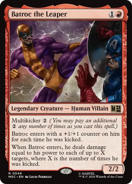 Batroc the Leaper, Marvel Super Heroes Commander — Magic: The Gathering card
