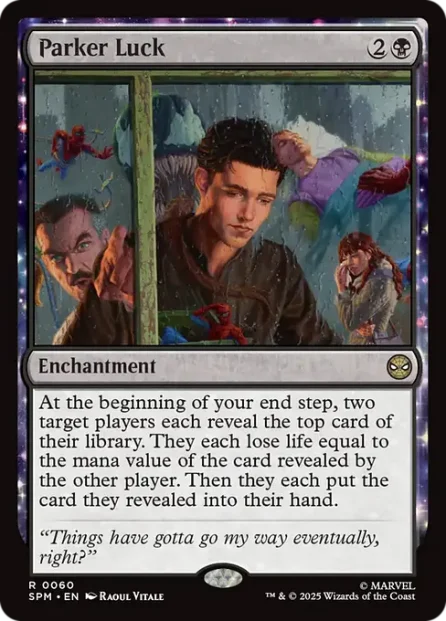 Parker Luck, Marvel's Spider-Man — Magic: The Gathering card