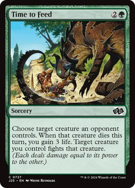 Time to Feed, Foundations Jumpstart — Magic: The Gathering card