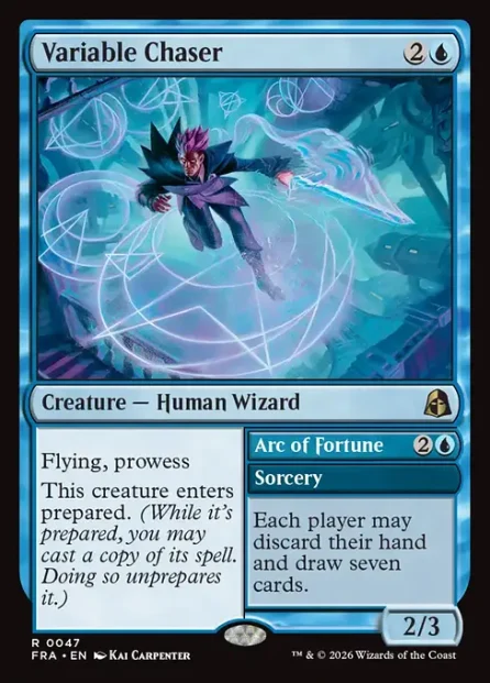 Variable Chaser // Arc of Fortune, Reality Fracture — Magic: The Gathering card