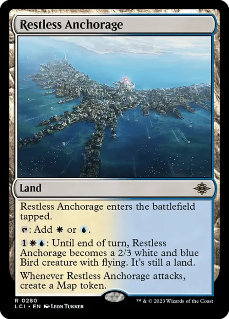 Restless Anchorage, The Lost Caverns of Ixalan — Magic: The Gathering card