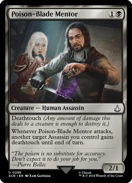 Poison-Blade Mentor, Assassin's Creed — Magic: The Gathering card