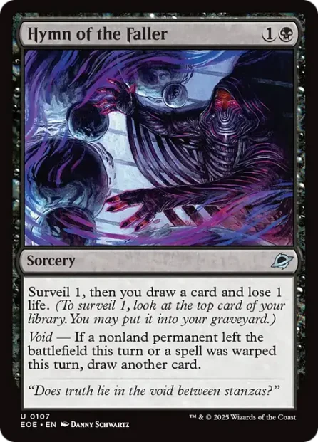 Hymn of the Faller, Edge of Eternities — Magic: The Gathering card
