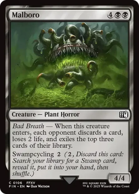 Malboro, Final Fantasy — Magic: The Gathering card