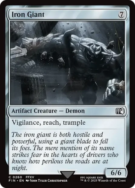 Iron Giant, Final Fantasy — Magic: The Gathering card