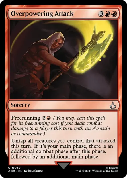 Overpowering Attack, Assassin's Creed — Magic: The Gathering card