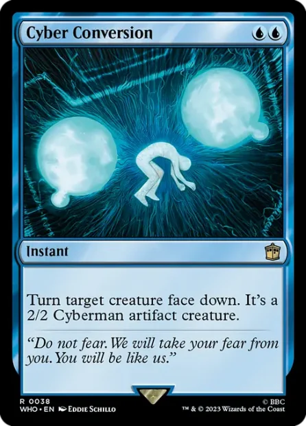 Cyber Conversion, Doctor Who — Magic: The Gathering card