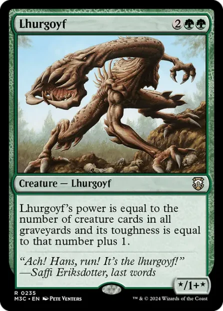 Lhurgoyf, Modern Horizons 3 Commander — Magic: The Gathering card