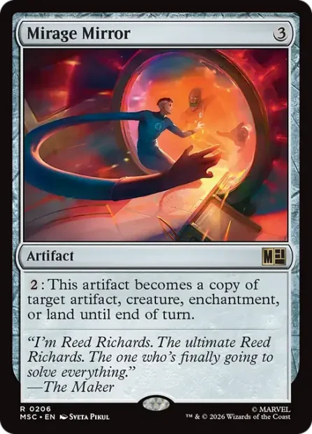 Mirage Mirror, Marvel Super Heroes Commander — Magic: The Gathering card