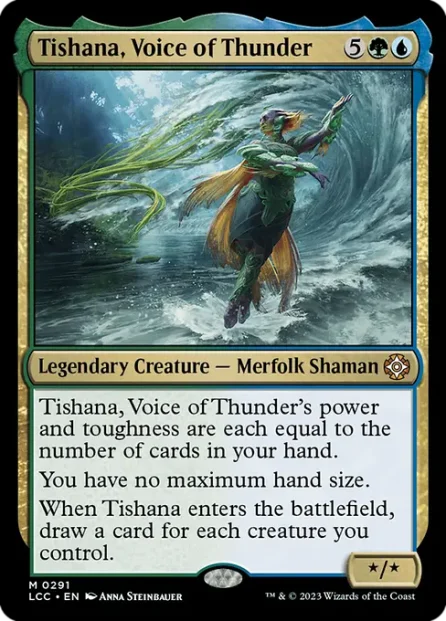 Tishana, Voice of Thunder, The Lost Caverns of Ixalan Commander — Magic: The Gathering card
