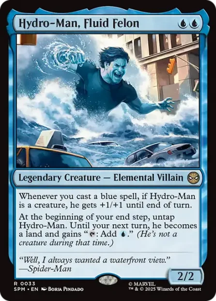 Hydro-Man, Fluid Felon, Marvel's Spider-Man — Magic: The Gathering card
