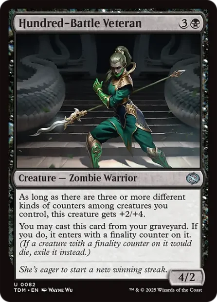 Hundred-Battle Veteran, Tarkir: Dragonstorm — Magic: The Gathering card