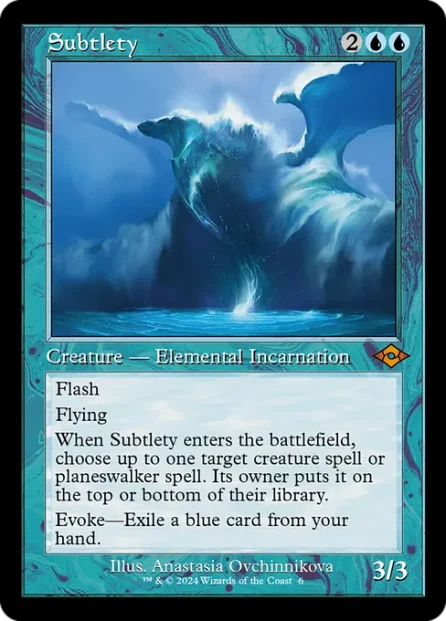 Subtlety, Modern Horizons 2 Timeshifts — Magic: The Gathering card