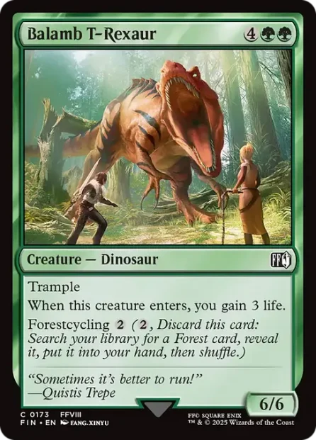 Balamb T-Rexaur, Final Fantasy — Magic: The Gathering card