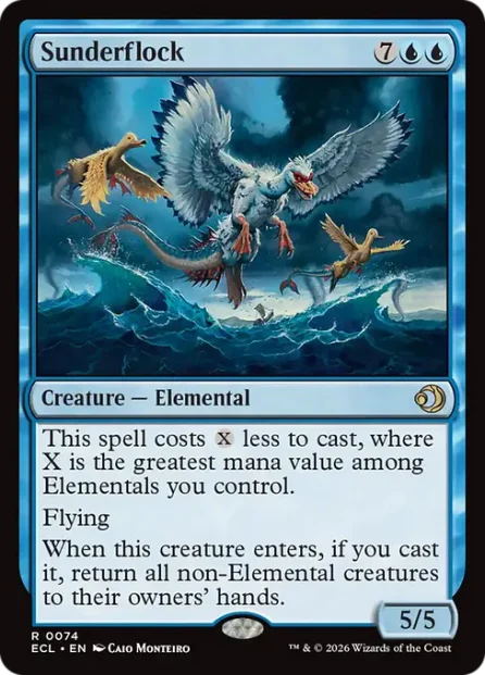 Sunderflock, Lorwyn Eclipsed — Magic: The Gathering card