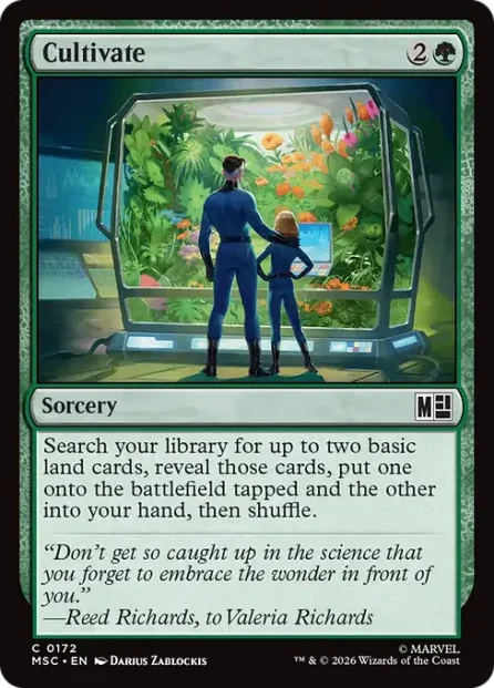 Cultivate, Marvel Super Heroes Commander — Magic: The Gathering card