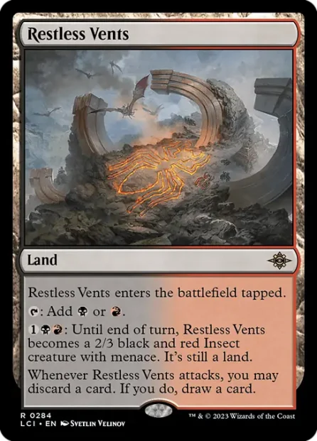 Restless Vents, The Lost Caverns of Ixalan — Magic: The Gathering card
