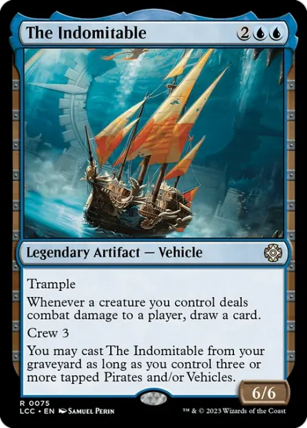 The Indomitable, The Lost Caverns of Ixalan Commander — Magic: The Gathering card