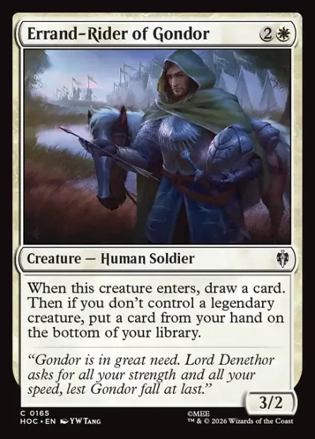 Errand-Rider of Gondor, The Hobbit Eternal — Magic: The Gathering card