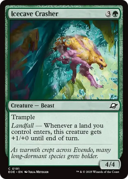 Icecave Crasher, Edge of Eternities — Magic: The Gathering card