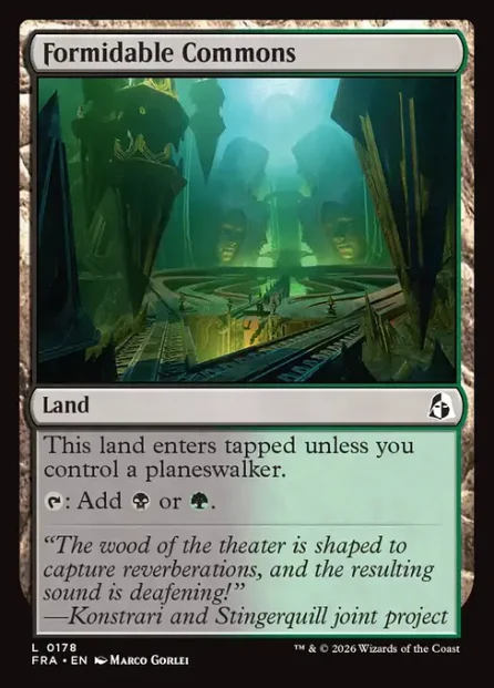 Formidable Commons, Reality Fracture — Magic: The Gathering card