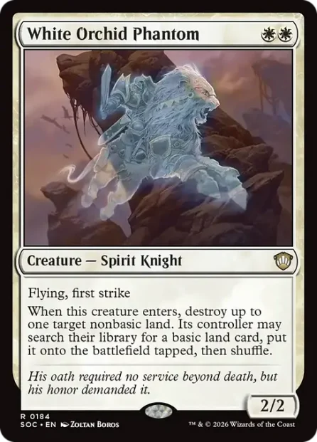 White Orchid Phantom, Secrets of Strixhaven Commander — Magic: The Gathering card