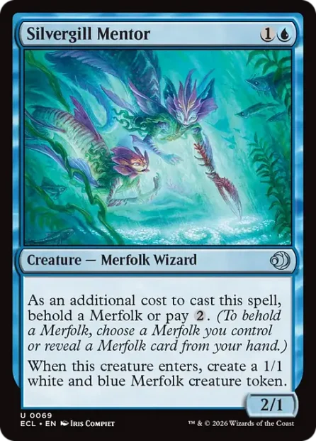 Silvergill Mentor, Lorwyn Eclipsed — Magic: The Gathering card