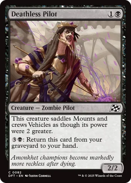 Deathless Pilot, Aetherdrift — Magic: The Gathering card