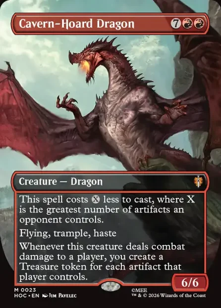 Cavern-Hoard Dragon, The Hobbit Eternal — Magic: The Gathering card