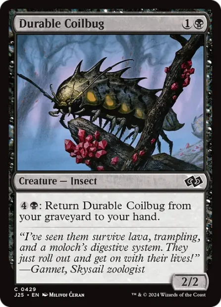 Durable Coilbug, Foundations Jumpstart — Magic: The Gathering card