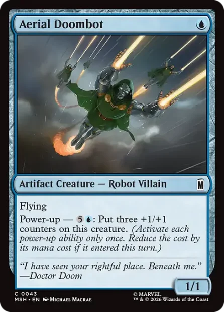Aerial Doombot, Marvel Super Heroes — Magic: The Gathering card