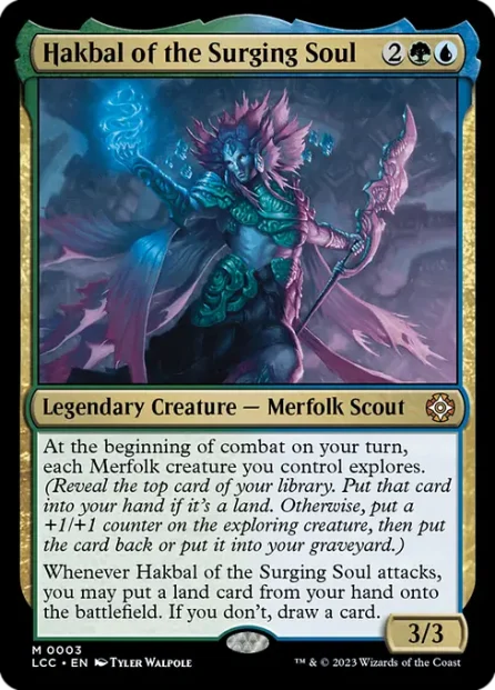 Hakbal of the Surging Soul, The Lost Caverns of Ixalan Commander — Magic: The Gathering card