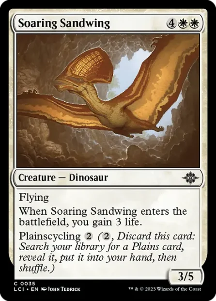 Soaring Sandwing, The Lost Caverns of Ixalan — Magic: The Gathering card