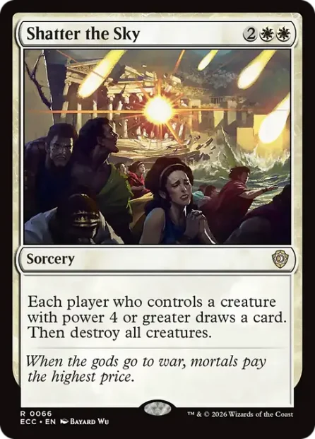 Shatter the Sky, Lorwyn Eclipsed Commander — Magic: The Gathering card