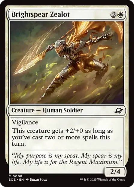 Brightspear Zealot, Edge of Eternities — Magic: The Gathering card