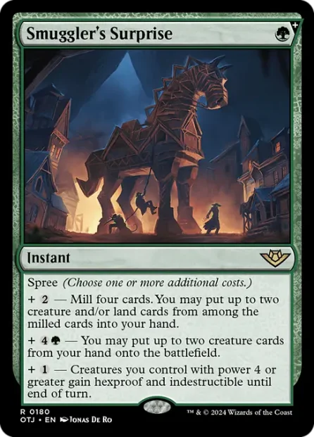 Smuggler's Surprise, Outlaws of Thunder Junction — Magic: The Gathering card