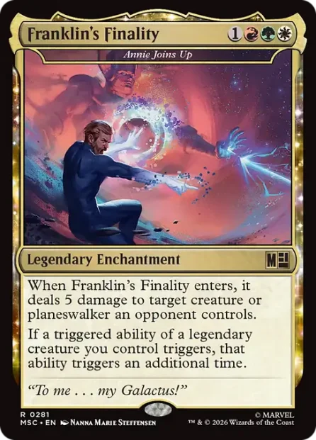 Annie Joins Up, Marvel Super Heroes Commander — Magic: The Gathering card