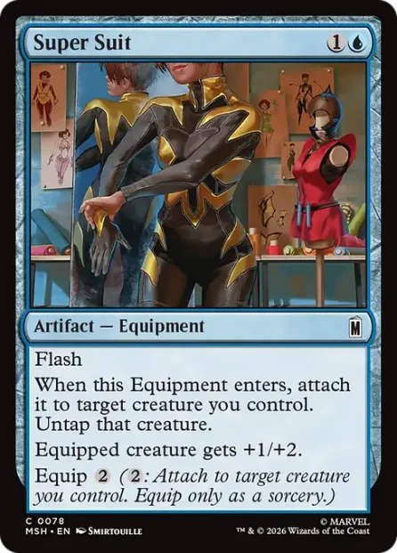 Super Suit, Marvel Super Heroes — Magic: The Gathering card