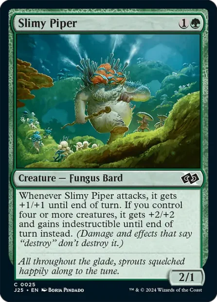Slimy Piper, Foundations Jumpstart — Magic: The Gathering card