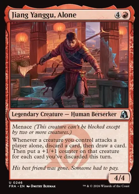 Jiang Yanggu, Alone, Reality Fracture — Magic: The Gathering card