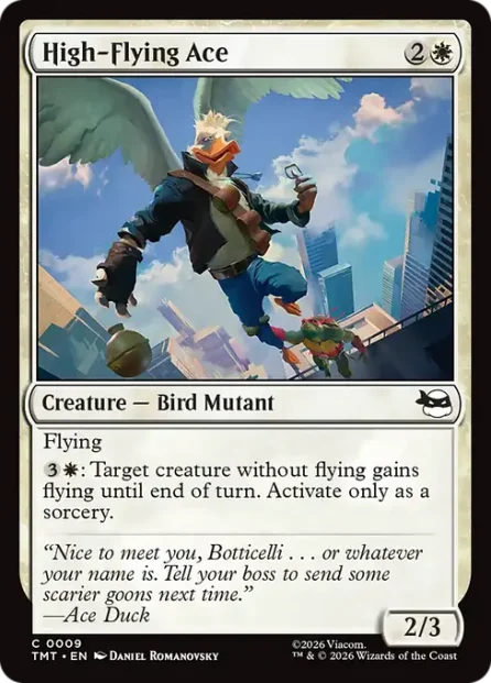 High-Flying Ace, Teenage Mutant Ninja Turtles — Magic: The Gathering card