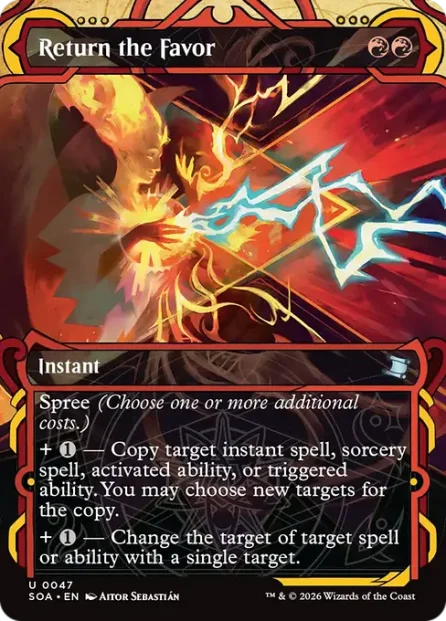 Return the Favor, Secrets of Strixhaven Mystical Archive — Magic: The Gathering card