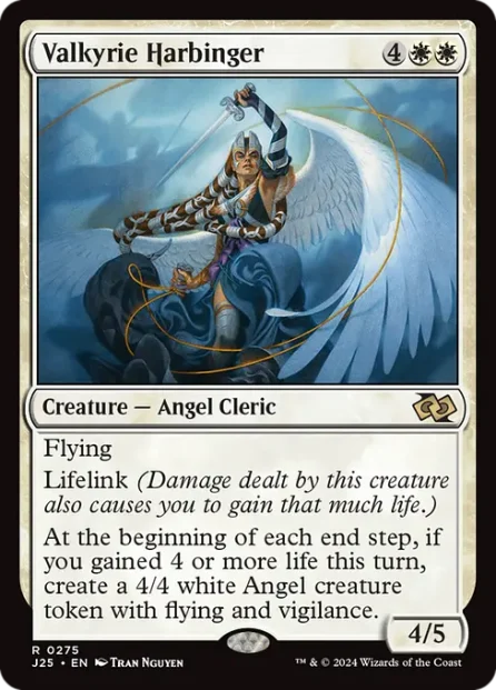 Valkyrie Harbinger, Foundations Jumpstart — Magic: The Gathering card